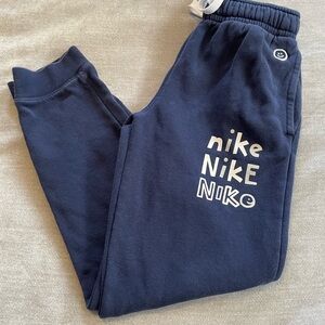 Nike Kids Dark Blue Joggers